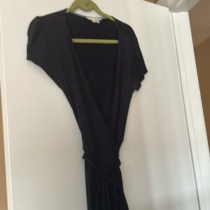 Boden navy midi wrap dress Size 4L